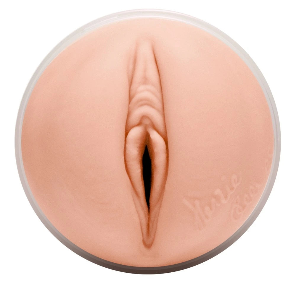 Fleshlight Kenzie Reeves Creampuff Masturbator in hautfarbenem SuperSkin-Material mit realistischer Textur und Signatur-Öffnu