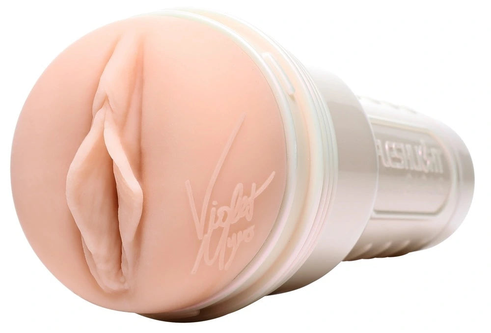 Fleshlight Violet Myers Waifu Masturbator in Hautfarben, originale Vagina-Öffnung aus hautähnlichem Material, Premium-Qualitä