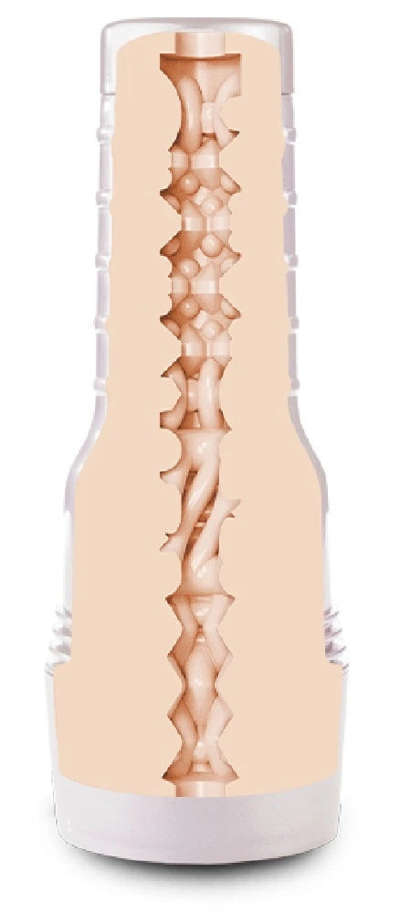 Fleshlight Savannah Bond Masturbator Original Vagina in Hautton mit strukturiertem Innenkanal aus SuperSkin-Material