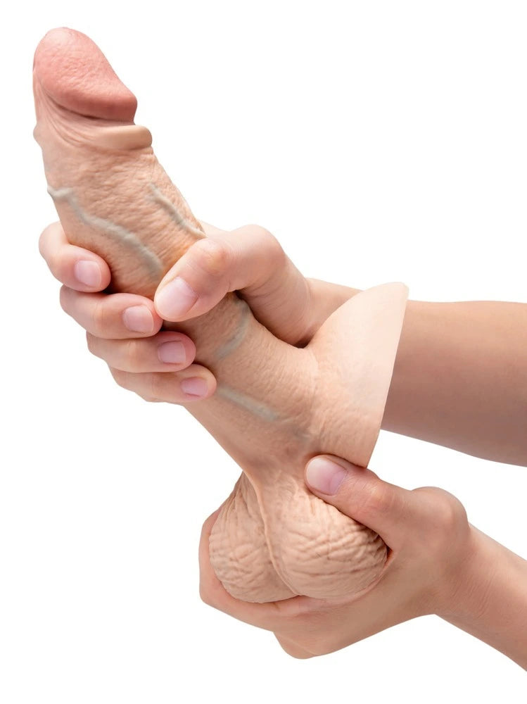 b-Vibe - slipskin girthy Dildo 17,80 cm