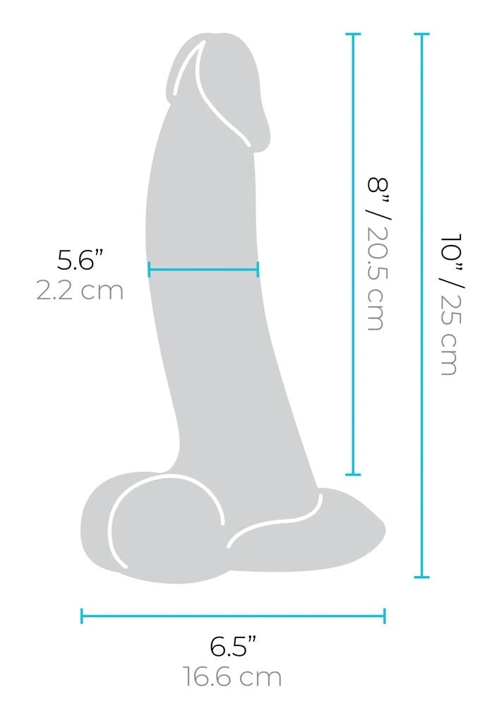 b-Vibe - slipskin curvy 25,00 cm