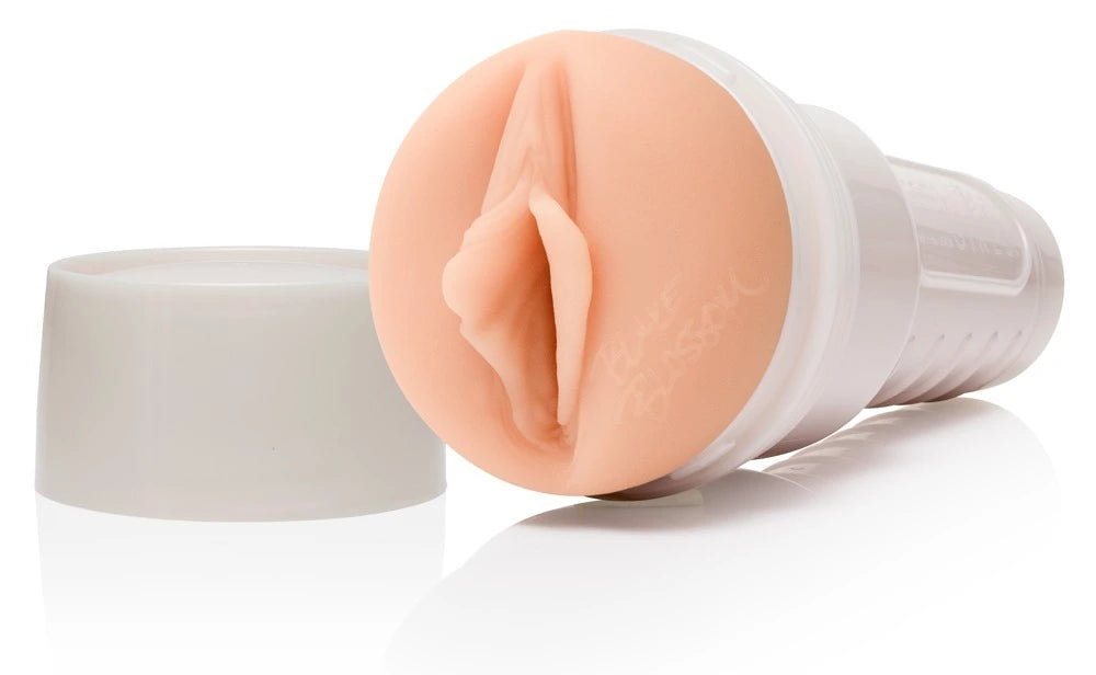 Fleshlight Blake Blossom Bombshell Masturbator Original Vagina in Hautton, realistisches SuperSkin-Material, transparentes Ge