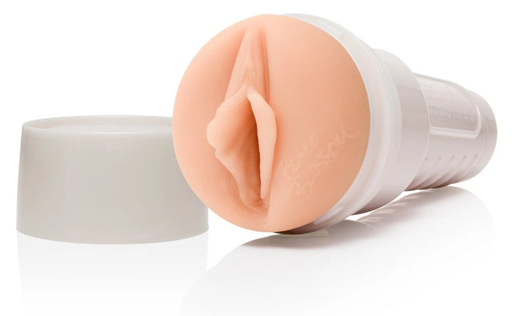 Fleshlight Blake Blossom Bombshell Masturbator Original Vagina in Hautton, realistisches SuperSkin-Material, transparentes Ge