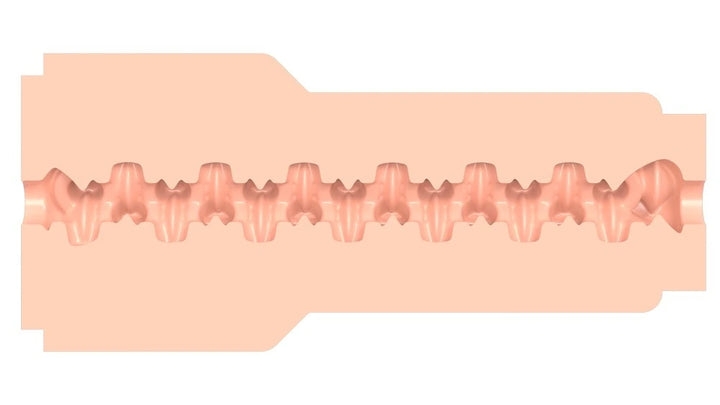 Fleshlight Vanna Bardot Dopamine Masturbator Innenkanal – hautfarbenes SuperSkin-Material mit strukturierter Stimulationspass