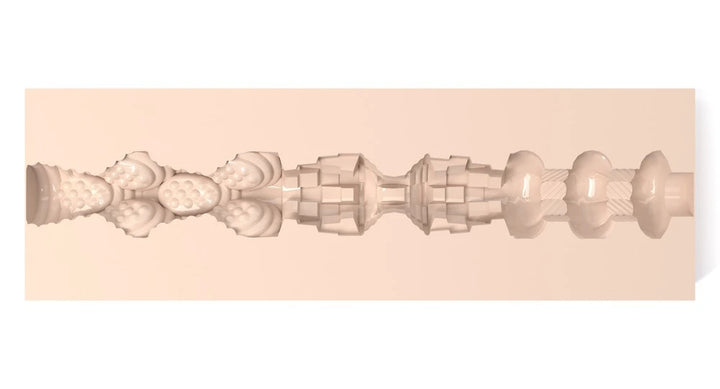 Fleshlight Kayley Gunner Masturbator in Hautton mit strukturiertem Innentunnel und premium Sleeve-Design