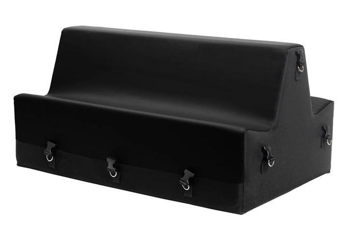 Liberator Steed Bondage Spanking Bench in Schwarz mit Kunstleder-Polsterung, D-Ringen und Schnallenbefestigungen