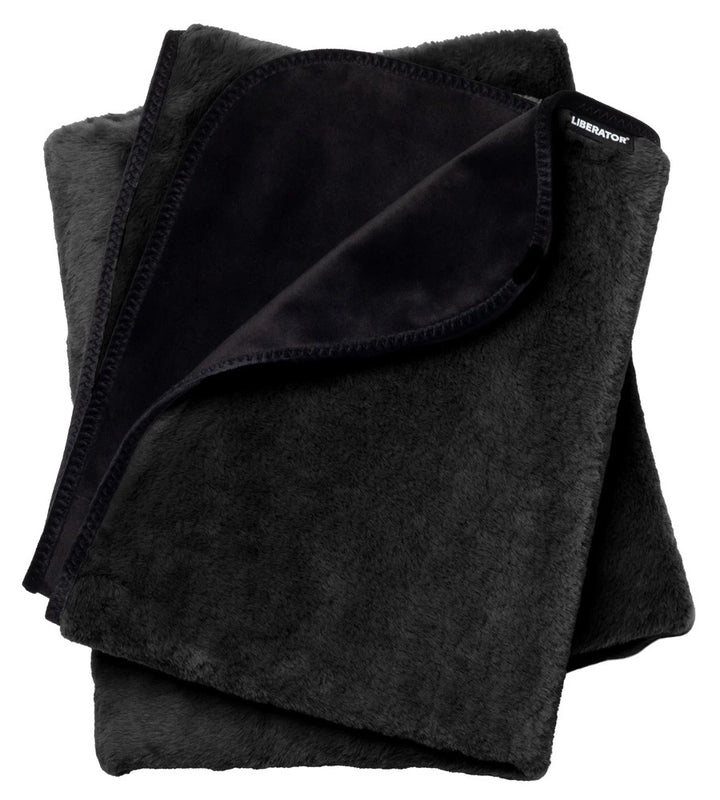 Liberator Faux-Fur Fascinator Schwarz – Luxuriöse Liebesdecke mit Feuchtigkeitsbarriere 183x137cm