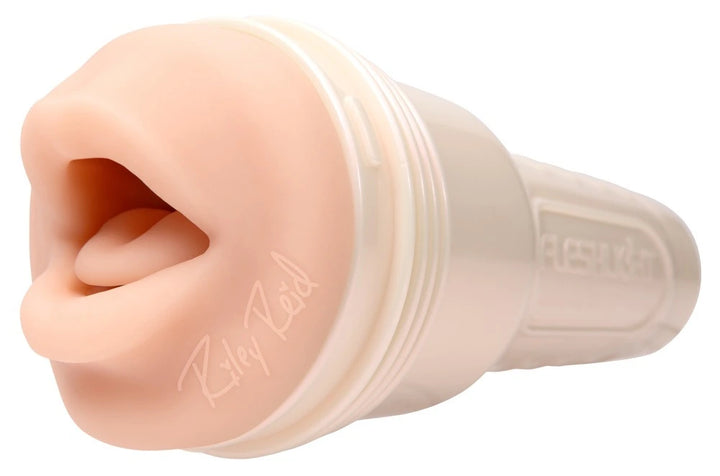 Fleshlight Riley Reid Insomnia Masturbator Mund in Hautfarben, hochwertiges SuperSkin-Material, realistische Textur