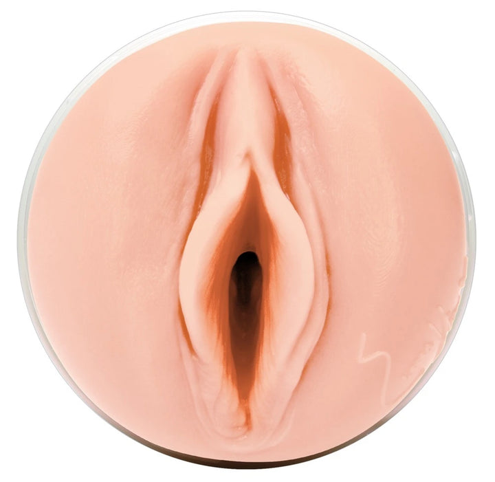 Fleshlight Emma Hix Syrup Masturbator, hautfarbene Vagina-Öffnung aus Real Feel Superskin Material, detailgetreue Textur