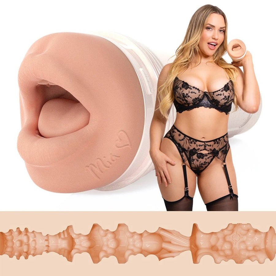Fleshlight Mia Malkova Masturbator Headshot – Original Mund