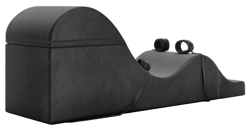 Seitliche Ansicht des extrabreiten Aria Bondage Loungers Plus Size