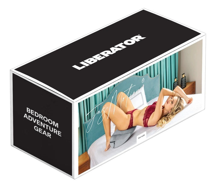 Verpackung des grauen Liberator Jaz Motion Liebeskissens