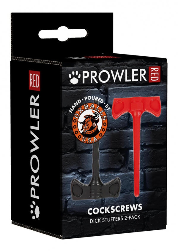 Prowler Red - "Cockscrews" Penisplug Set