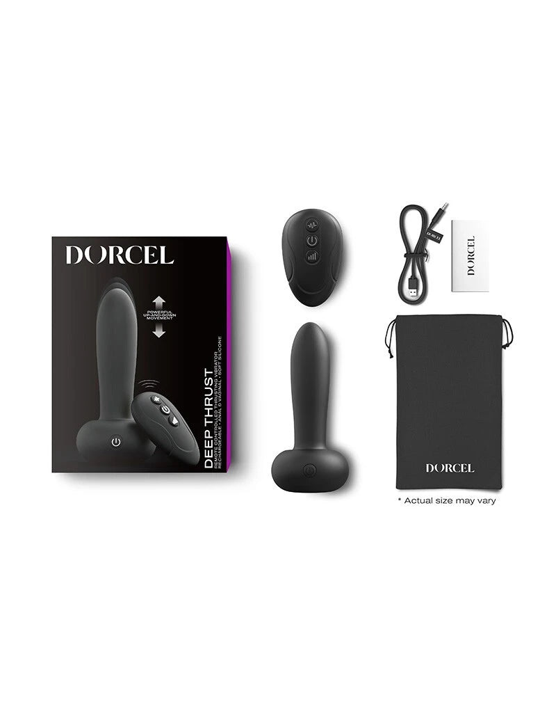 Dorcel - "Deep Thrust" Stoßender und vibrierender Vibrator mit Fernbedienung