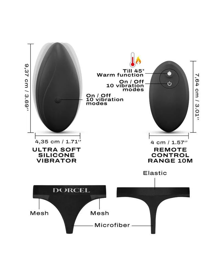 Dorcel - Discreet Vibe - Panty Vibrator mit Panty