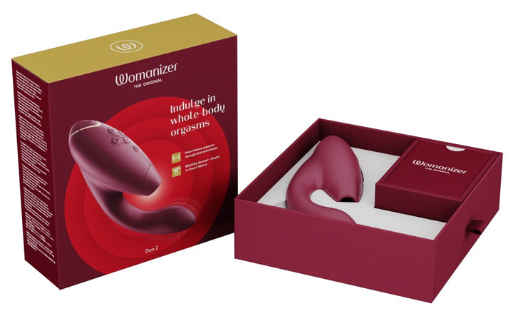 Womanizer - Duo 2 Druckwellenvibrator rot