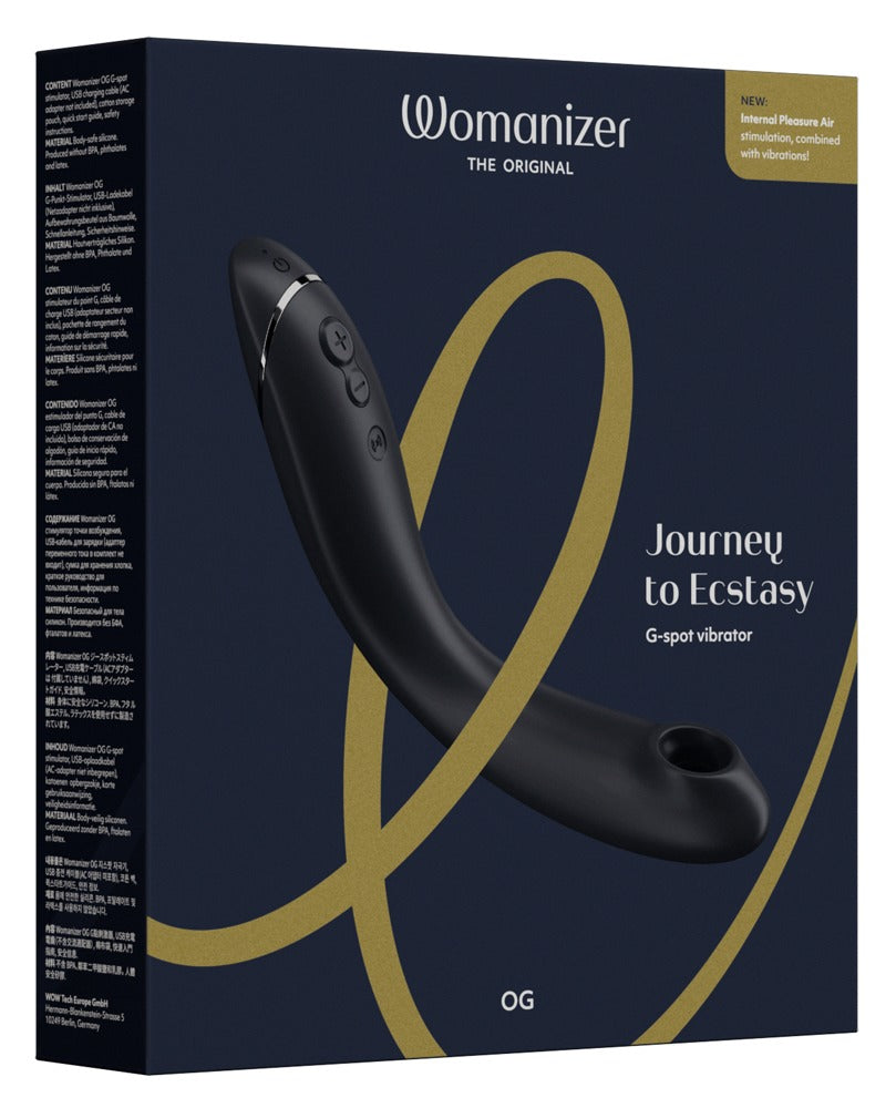 Womanizer - OG 2in1 Druckwellenvibrator schwarz