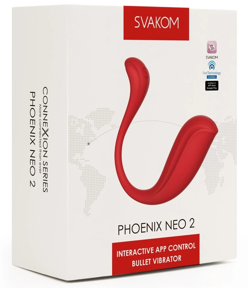 SVAKOM - Phoenix Neo 2 Vibro-Ei rot