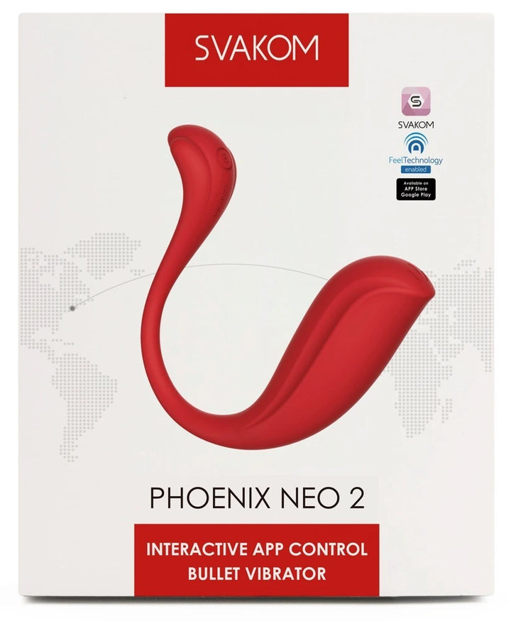 SVAKOM - Phoenix Neo 2 Vibro-Ei rot