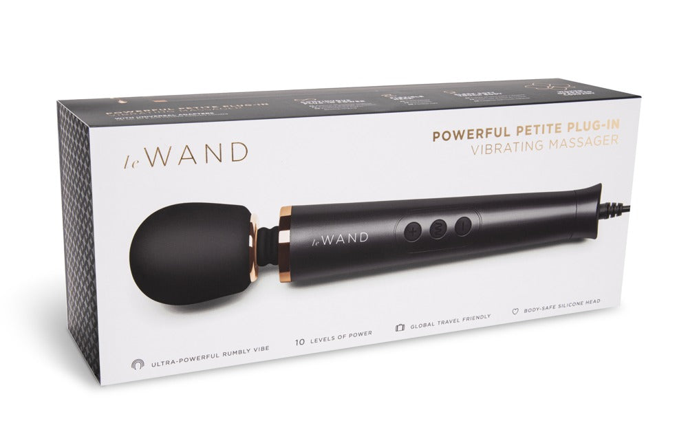 Le Wand - Powerful Petite Plug in Massager schwarz