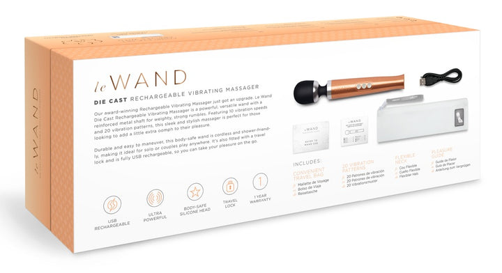 Le Wand - Die Cast Rechargeable gold