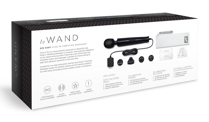 Le Wand - Diecast Plug-In schwarz