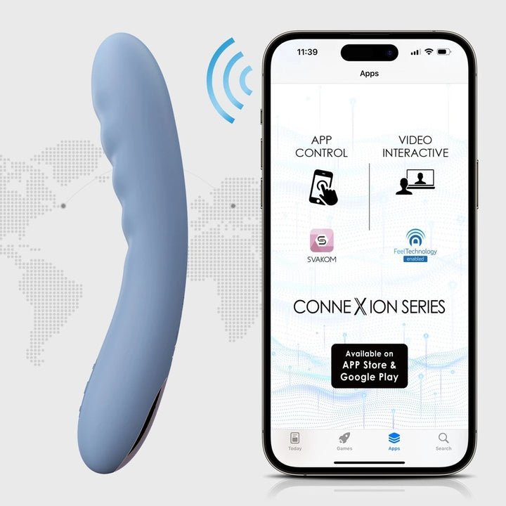 Svakom - Ava Neo stoßender Vibrator - blau