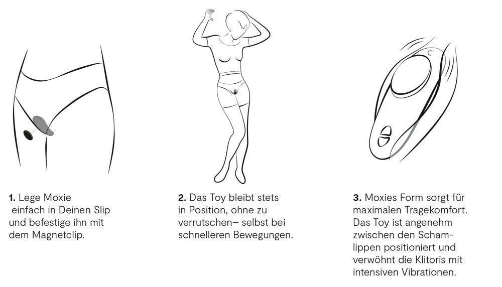 We-Vibe - Moxie+ Panty-Vibrator Schwarz