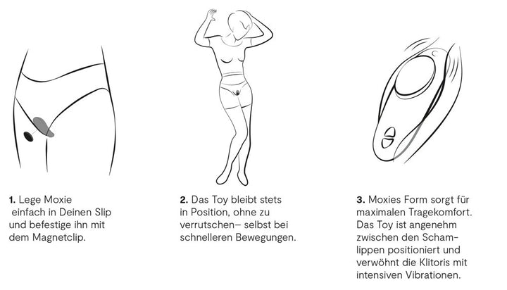 We-Vibe - Moxie+ Panty-Vibrator Schwarz