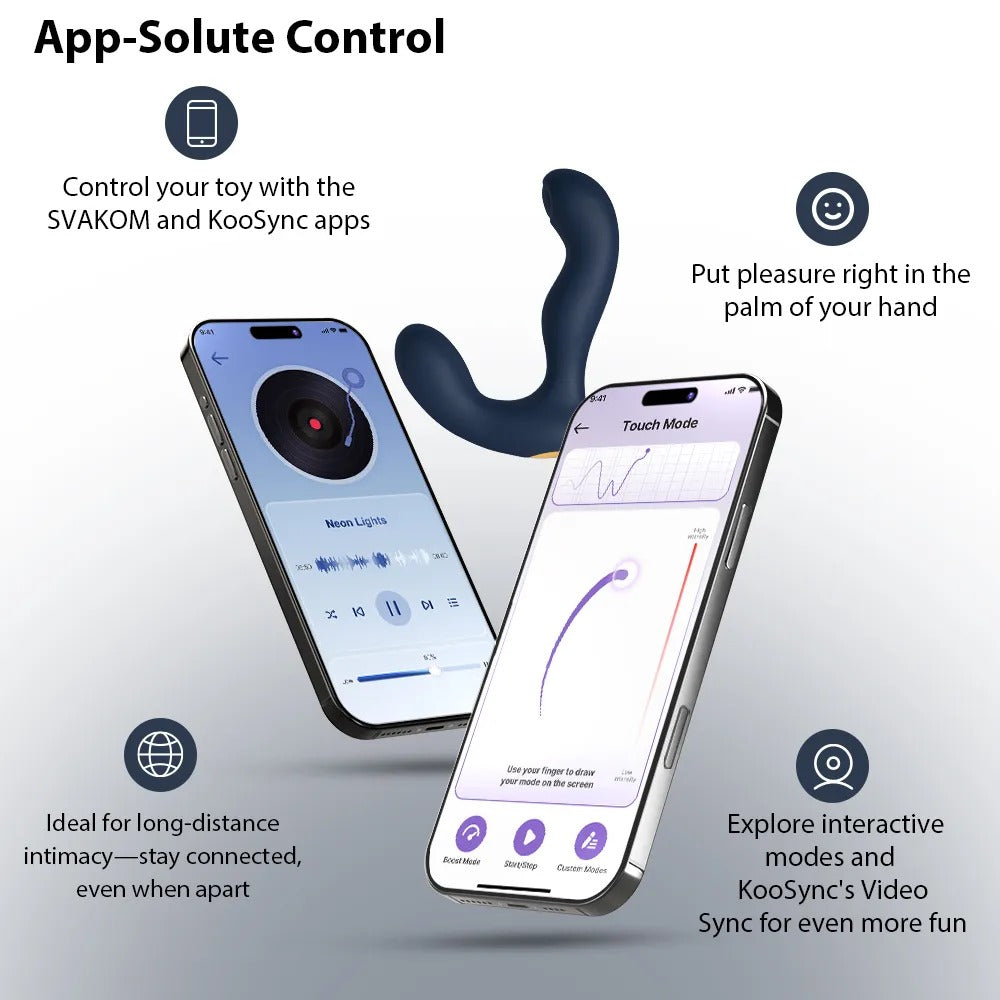 SVAKOM Iker Neo – Prostatavibrator mit Klopffunktion und App