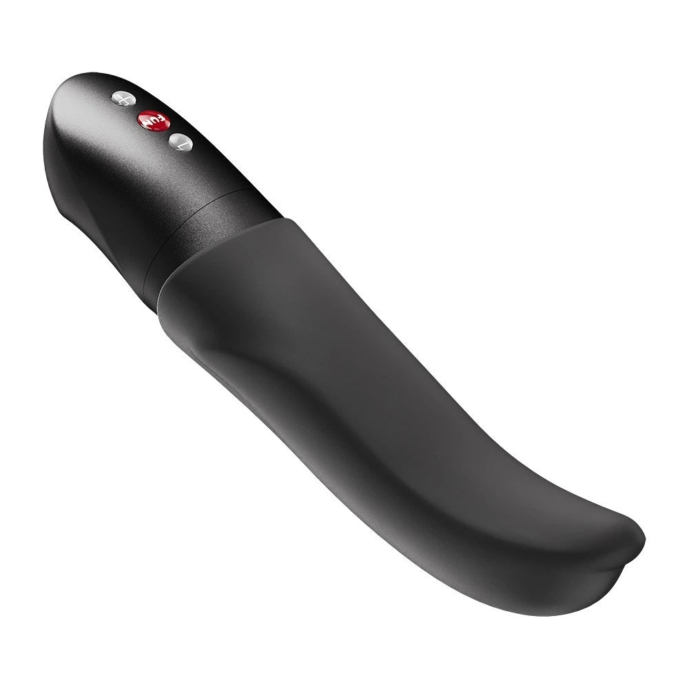 Fun Factory DIVA DOLPHIN G-Punkt-Vibrator in mattem Schwarz, ergonomisch geschwungenes Silikondesign mit intuitivem Bedienfel
