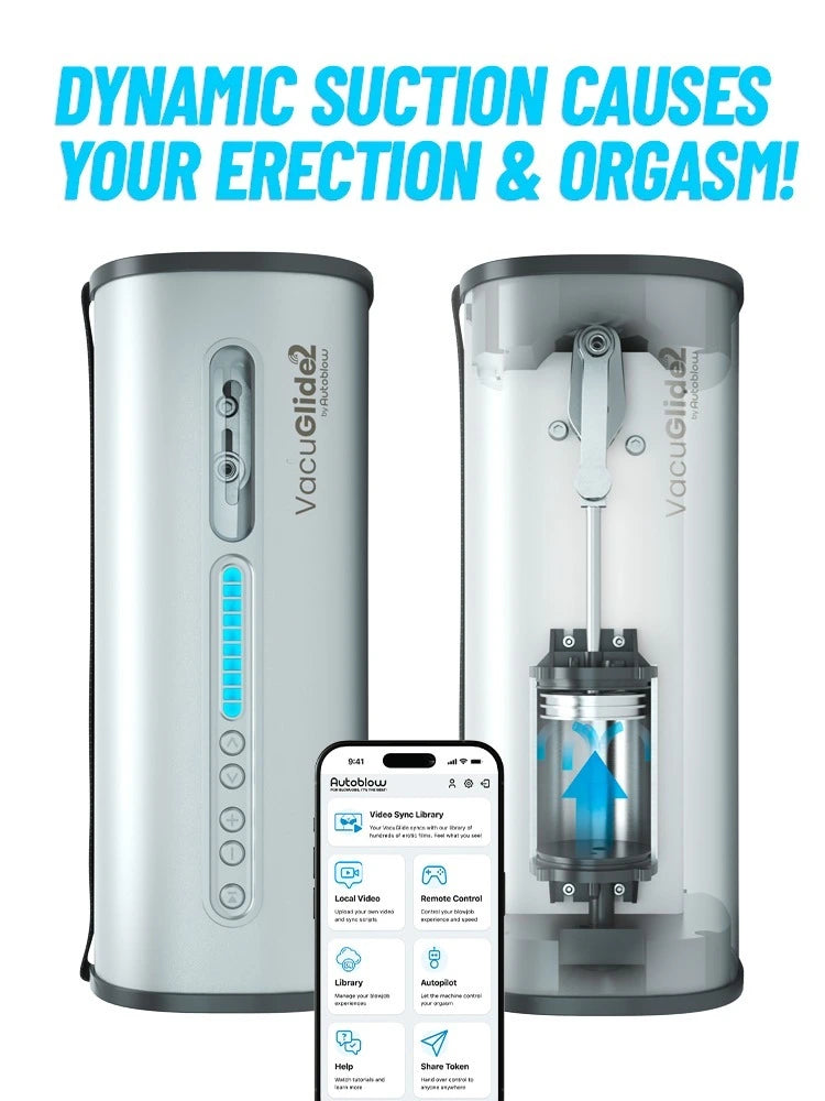 Autoblow VacuGlide 2 Automatischer Masturbator mit App-Steuerung