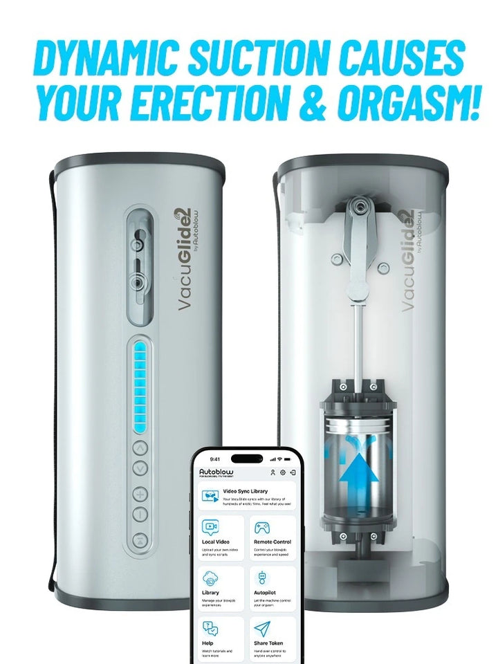 Autoblow VacuGlide 2 Automatischer Masturbator mit App-Steuerung