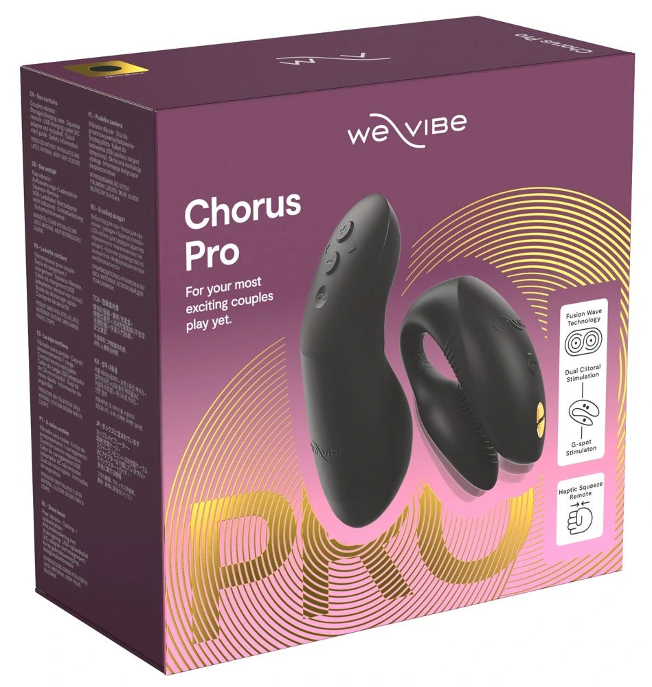 We-Vibe Chorus Pro Schwarz – Premium Paarvibrator mit App-Steuerung