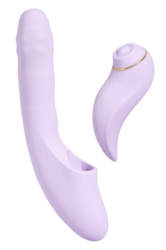 SVAKOM DuoGlow – 2-in-1-Stoßvibrator mit Perlen und Klopfstimulator