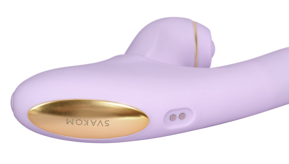 SVAKOM DuoGlow – 2-in-1-Stoßvibrator mit Perlen und Klopfstimulator