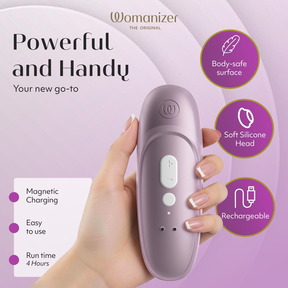 Womanizer Pro Klitorisstimulator mit 11 Intensitäten – Lila