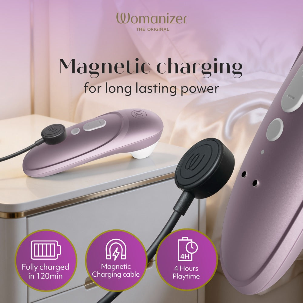 Womanizer Pro Klitorisstimulator mit 11 Intensitäten – Lila