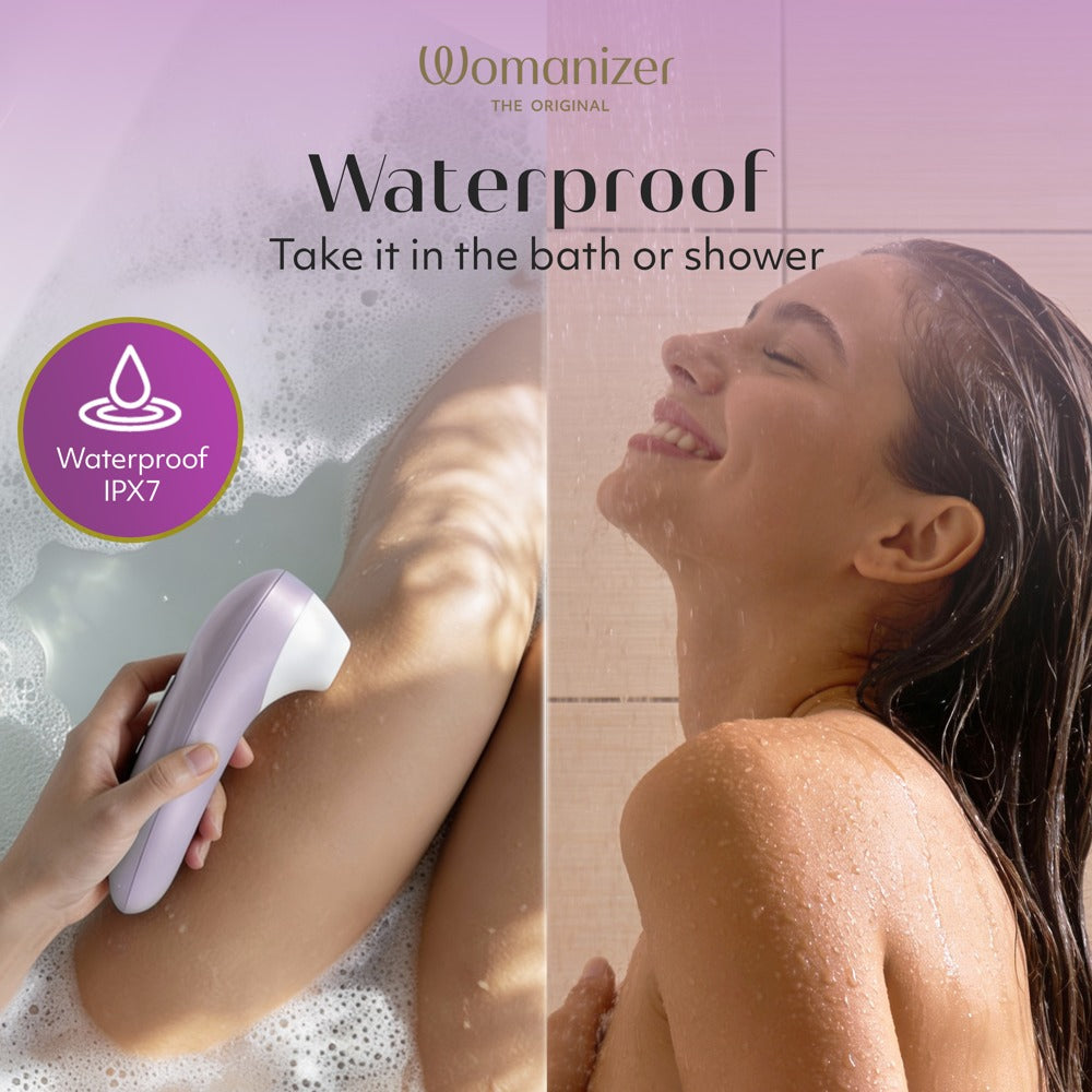 Womanizer Pro Klitorisstimulator mit 11 Intensitäten – Lila