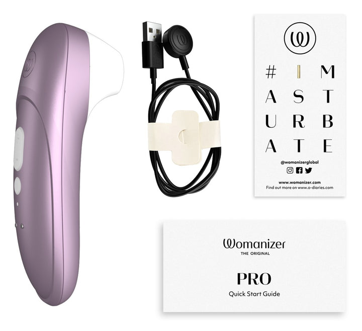 Womanizer Pro Klitorisstimulator mit 11 Intensitäten – Lila