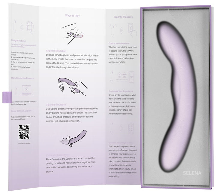 SVAKOM Selena – Stoßvibrator mit Wärmefunktion und App