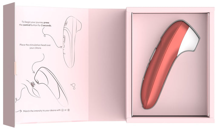 Womanizer Pro Klitorisstimulator mit 11 Intensitäten – Rot