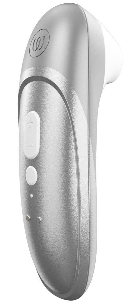 Womanizer Pro Klitorisstimulator mit 11 Intensitäten – Silber