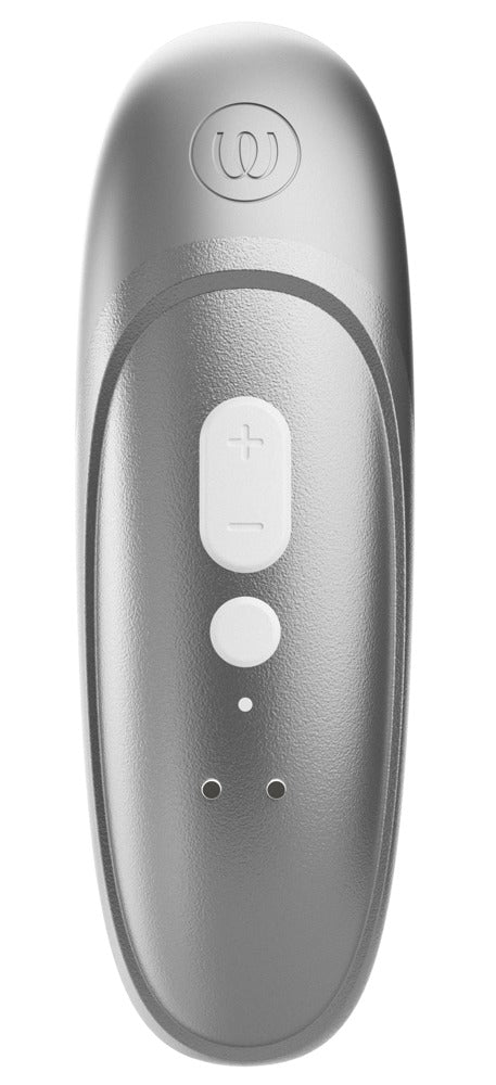 Womanizer Pro Klitorisstimulator mit 11 Intensitäten – Silber