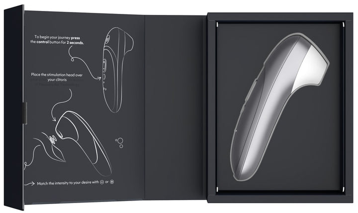 Womanizer Pro Klitorisstimulator mit 11 Intensitäten – Silber