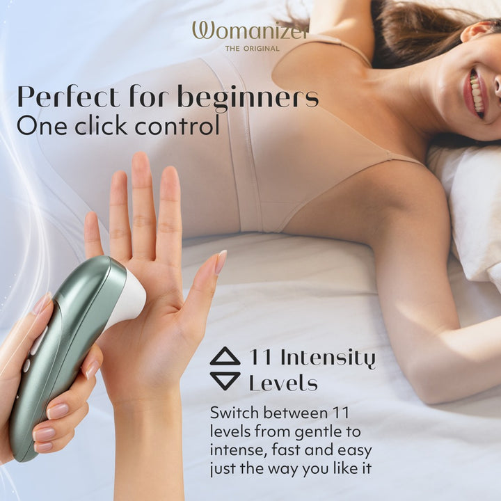 Womanizer Pro Klitorisstimulator mit 11 Intensitäten – Türkis