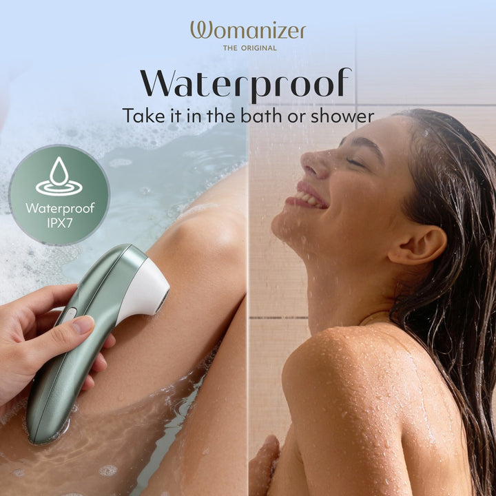 Womanizer Pro Klitorisstimulator mit 11 Intensitäten – Türkis