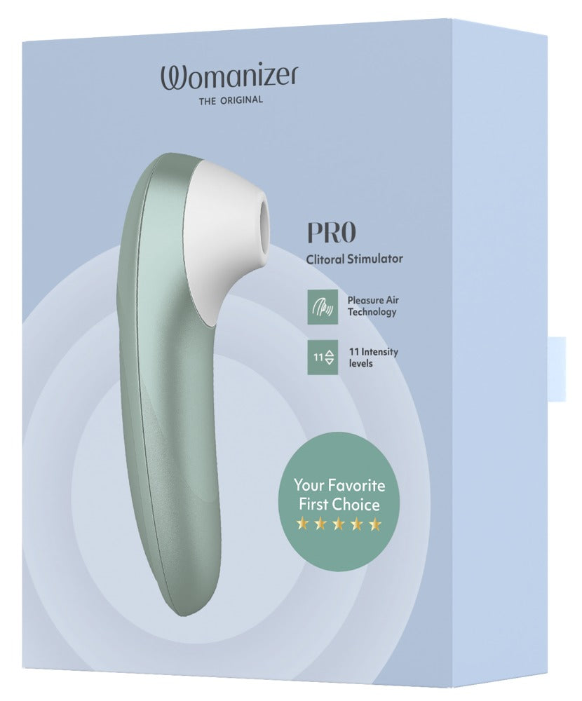 Womanizer Pro Klitorisstimulator mit 11 Intensitäten – Türkis