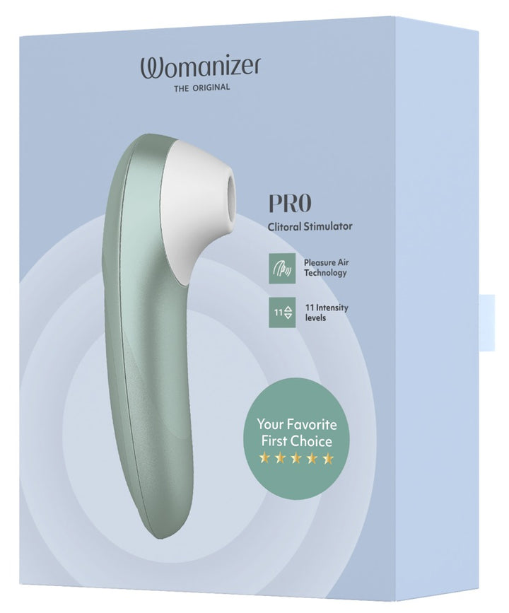 Womanizer Pro Klitorisstimulator mit 11 Intensitäten – Türkis