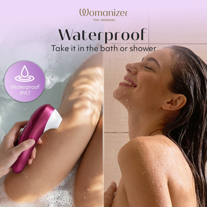 Womanizer Pro Klitorisstimulator mit 11 Intensitäten – Pink